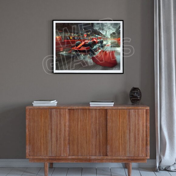 Beautiful Ferrari 20x16 Art Print - Picture 1 of 2